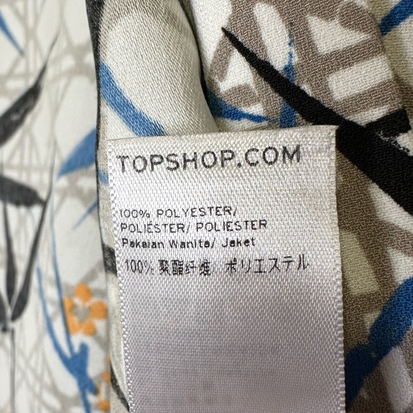 Topshop Kimono-Style Topper - Sz 8 - Picture 8 of 9